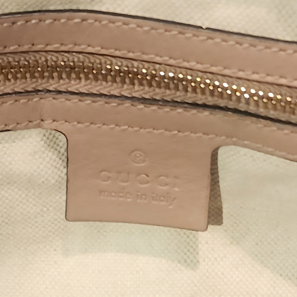 Gucci Blush Pink Embossed Tote - Picture 12 of 16